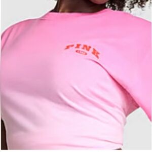 PINK VS Pink Lollipop Dip Dye Tee Shirt